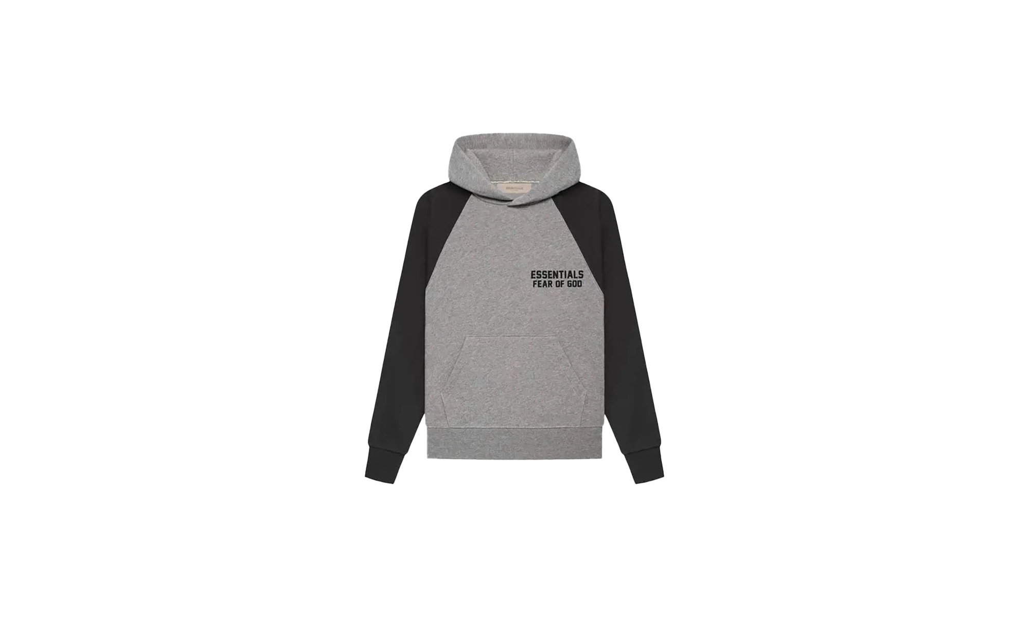 Kids Raglan Hoodie "Dark Oatmeal" Strong Glow