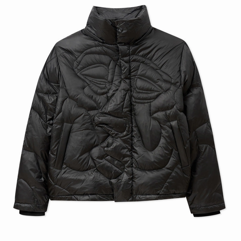 KidSuper Kissing Puffer - Black color - coordinating Remember