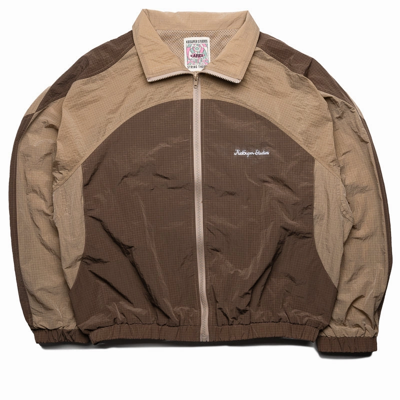 Windproof Closure KidSuper Ripstop Windbreaker Jacket - Brown