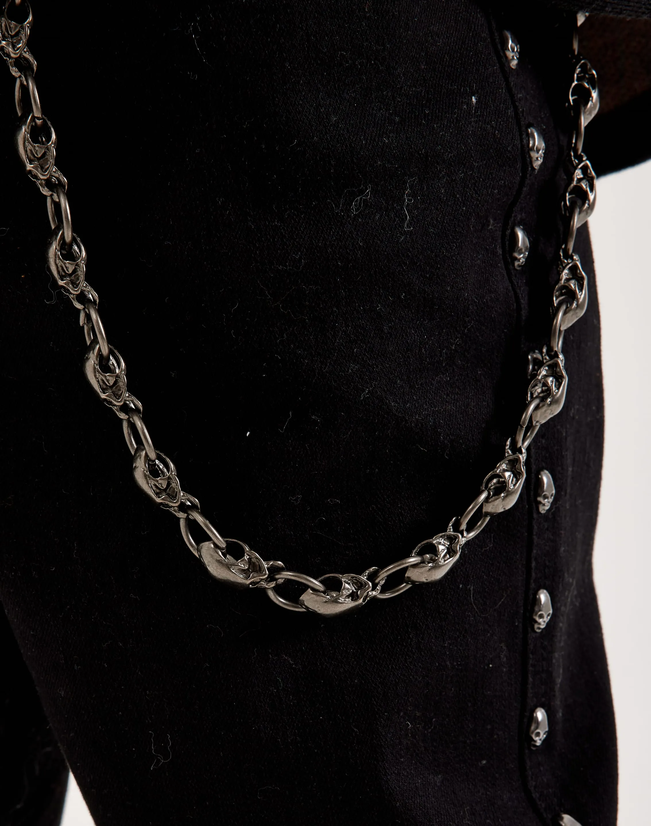 Kilogram Chain Rivet Jeans Adjustable Fastenings Sheer Glow