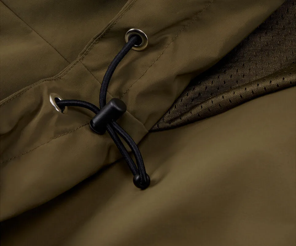 HypoallergenicFabric Antibacterial lining KIM JONES X CONVERSE PARKA - BURNT OLIVE