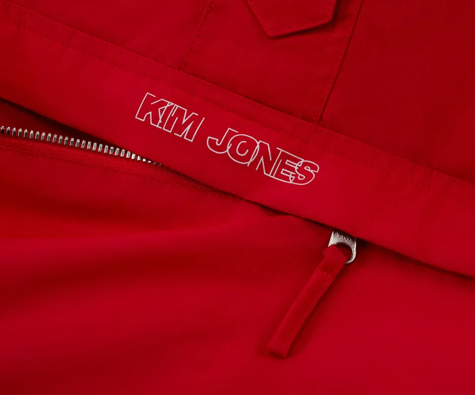 KIM JONES X CONVERSE PARKA - ENAMEL RED LowMaintenance Material