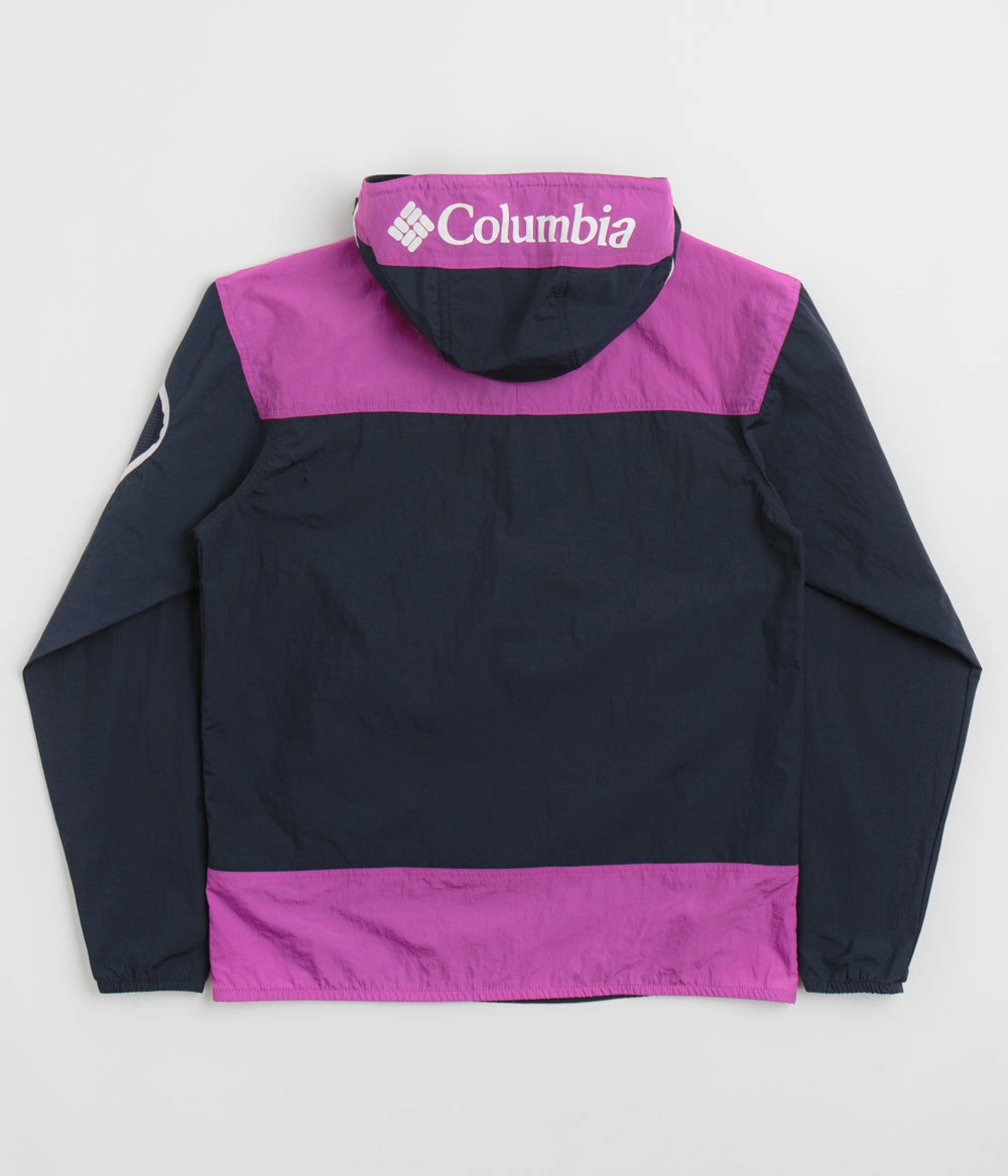 Columbia Challenger Windbreaker Anorak - Collegiate Navy / Razzle Child