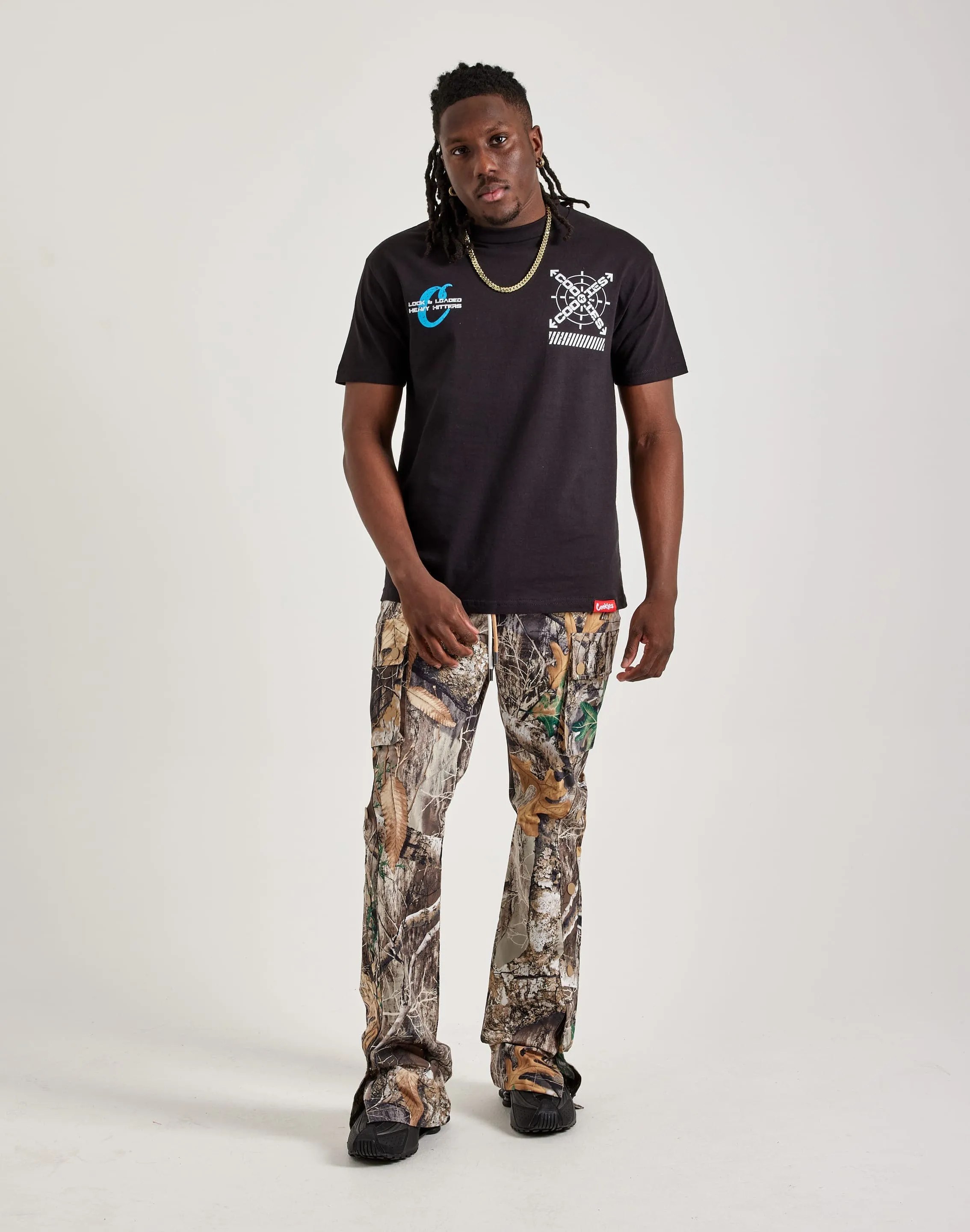 Kloud 9 Nylon Flare Cargo Pants Quiet Luxury DurableSeams