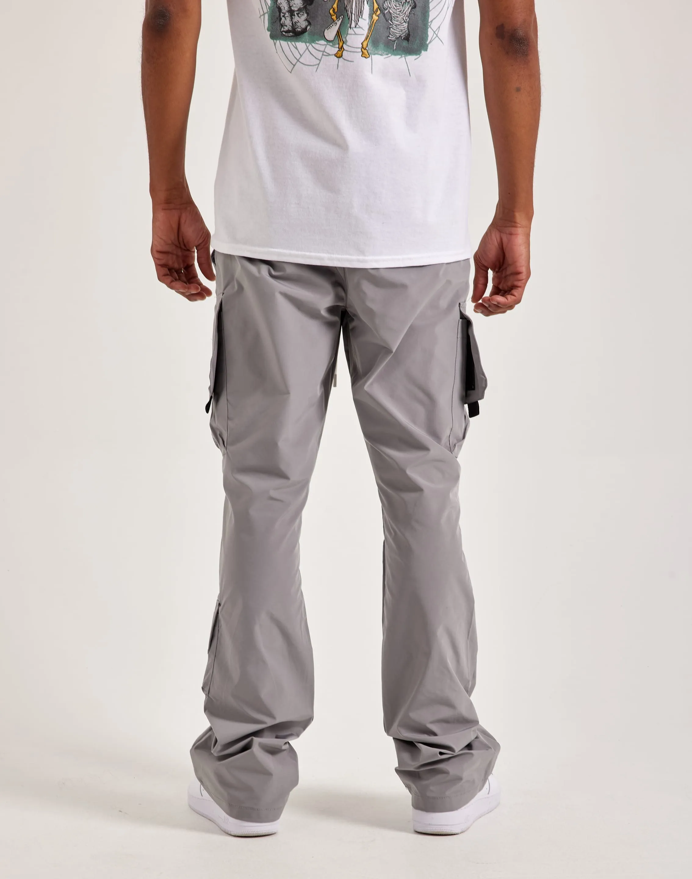 Kloud 9 Nylon Flare Cargo Pants Global Cool