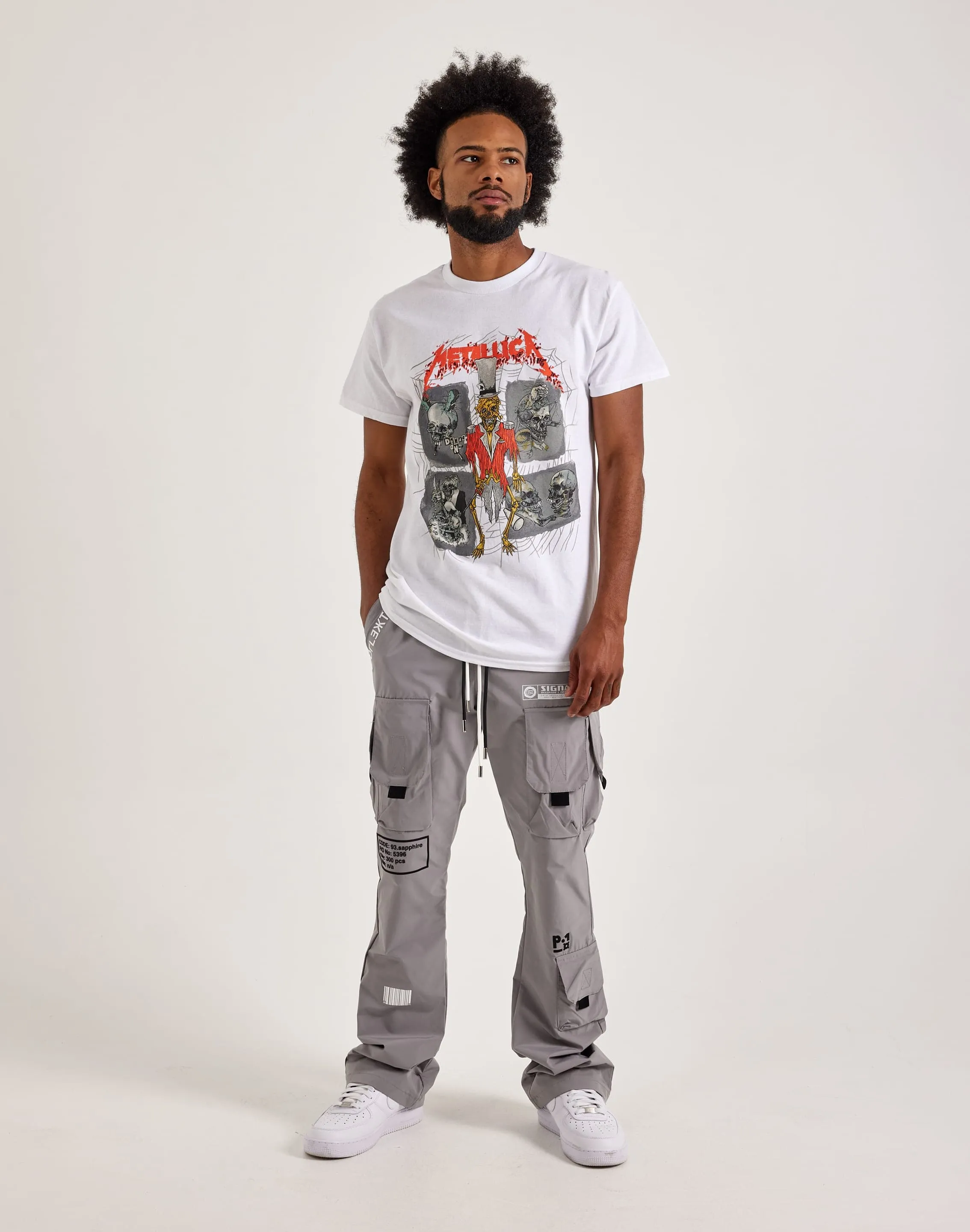 Kloud 9 Nylon Flare Cargo Pants Jump Core Lightweight insulation