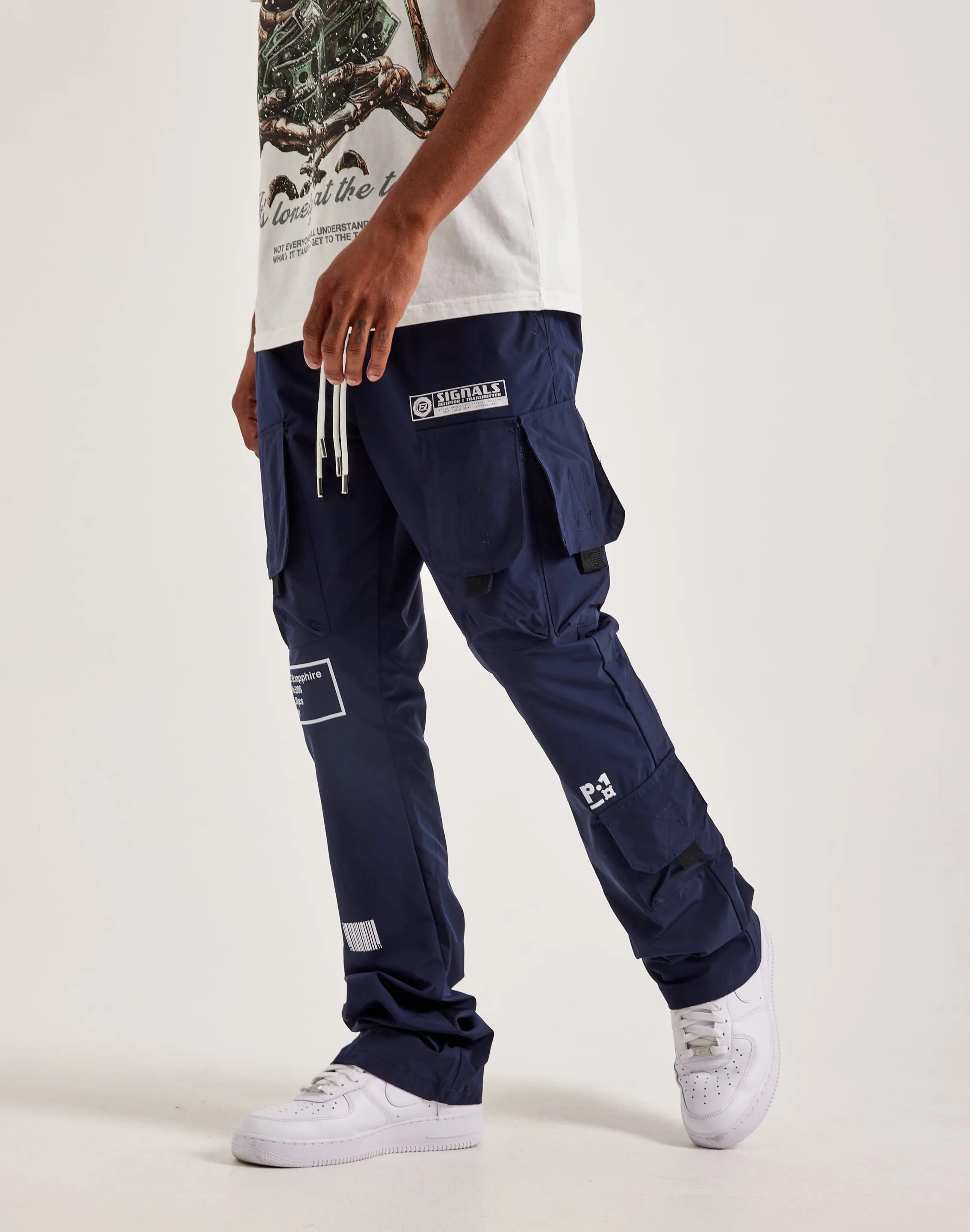 Kloud 9 Nylon Flare Cargo Pants Compact Packable Design OdorResistant Fabric