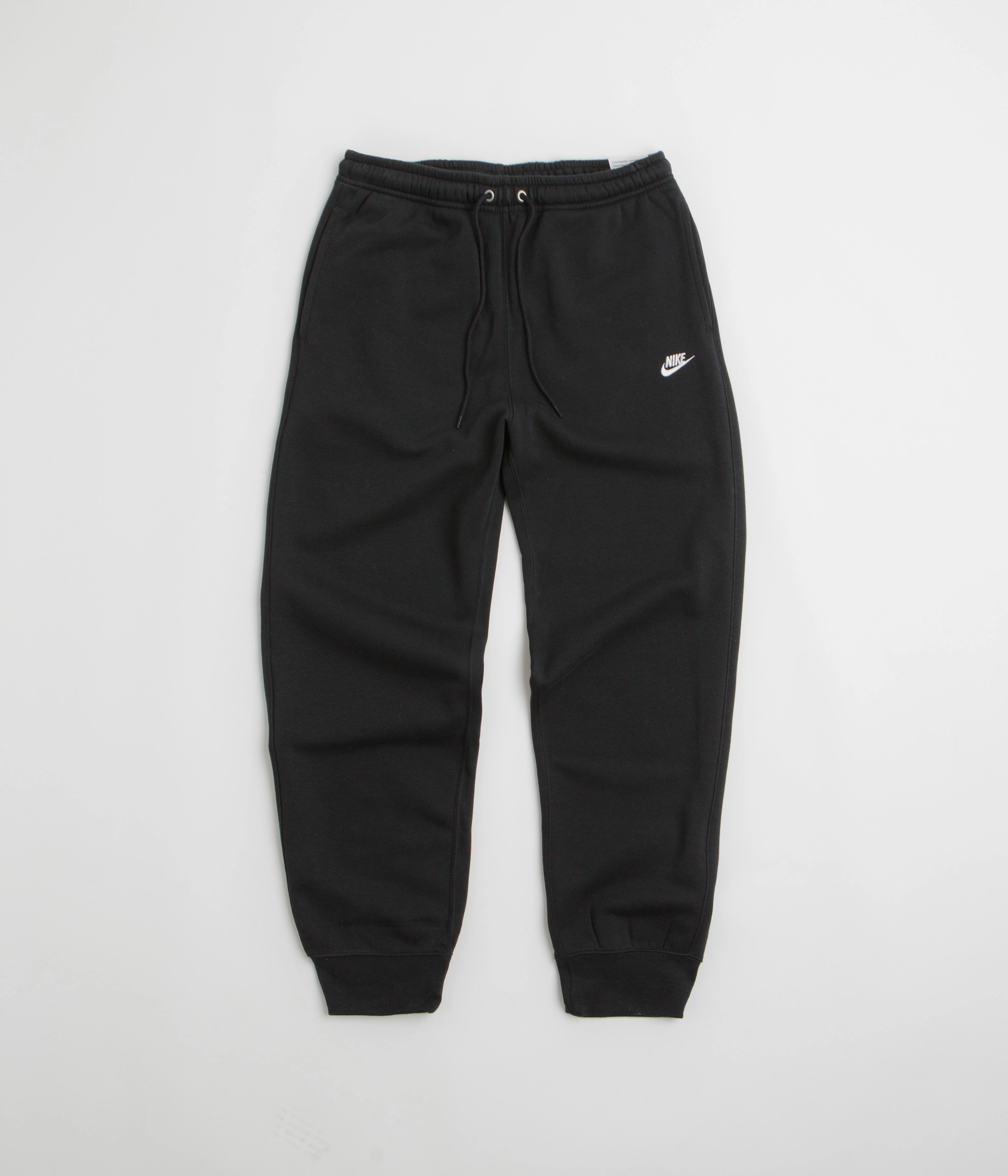 Nike Club Joggers - Black / Black / White Freedom Fit Adjustable Waist
