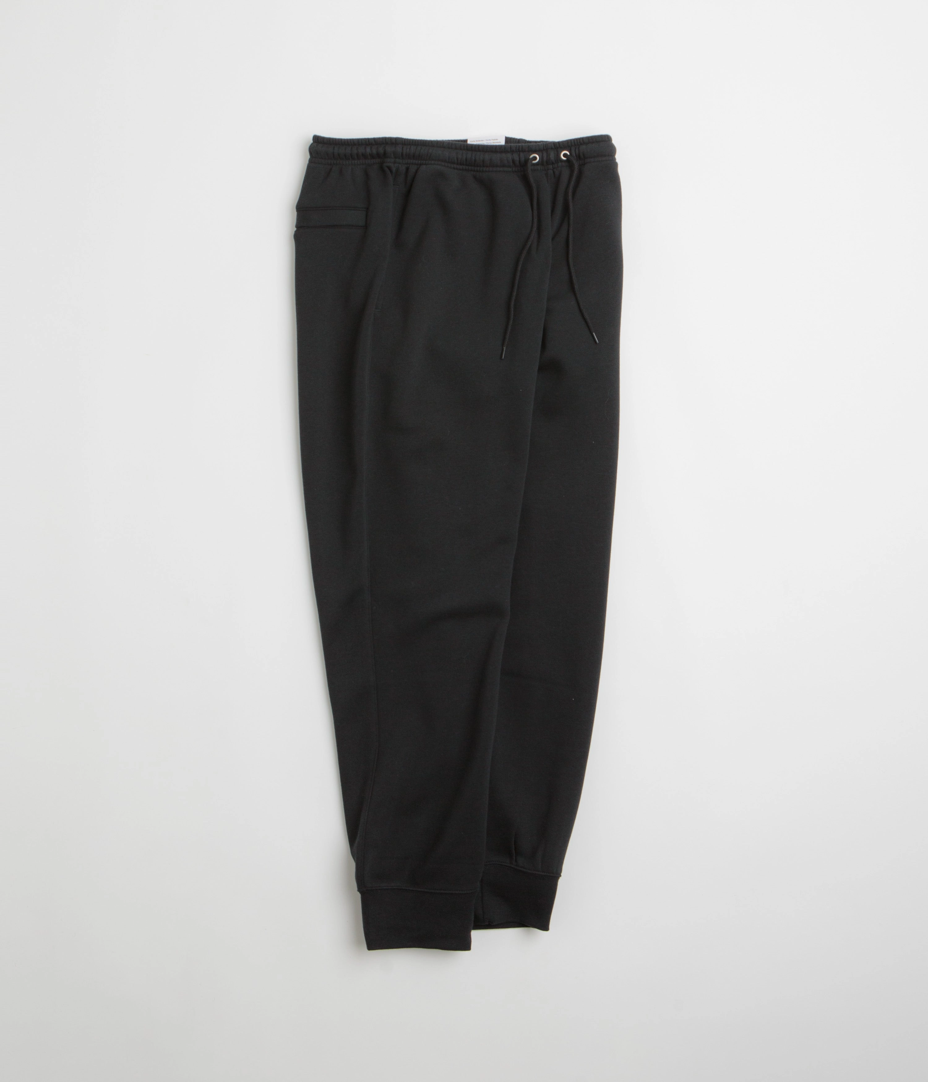 Nike Club Joggers - Black / Black / White AdjustableDrawstring
