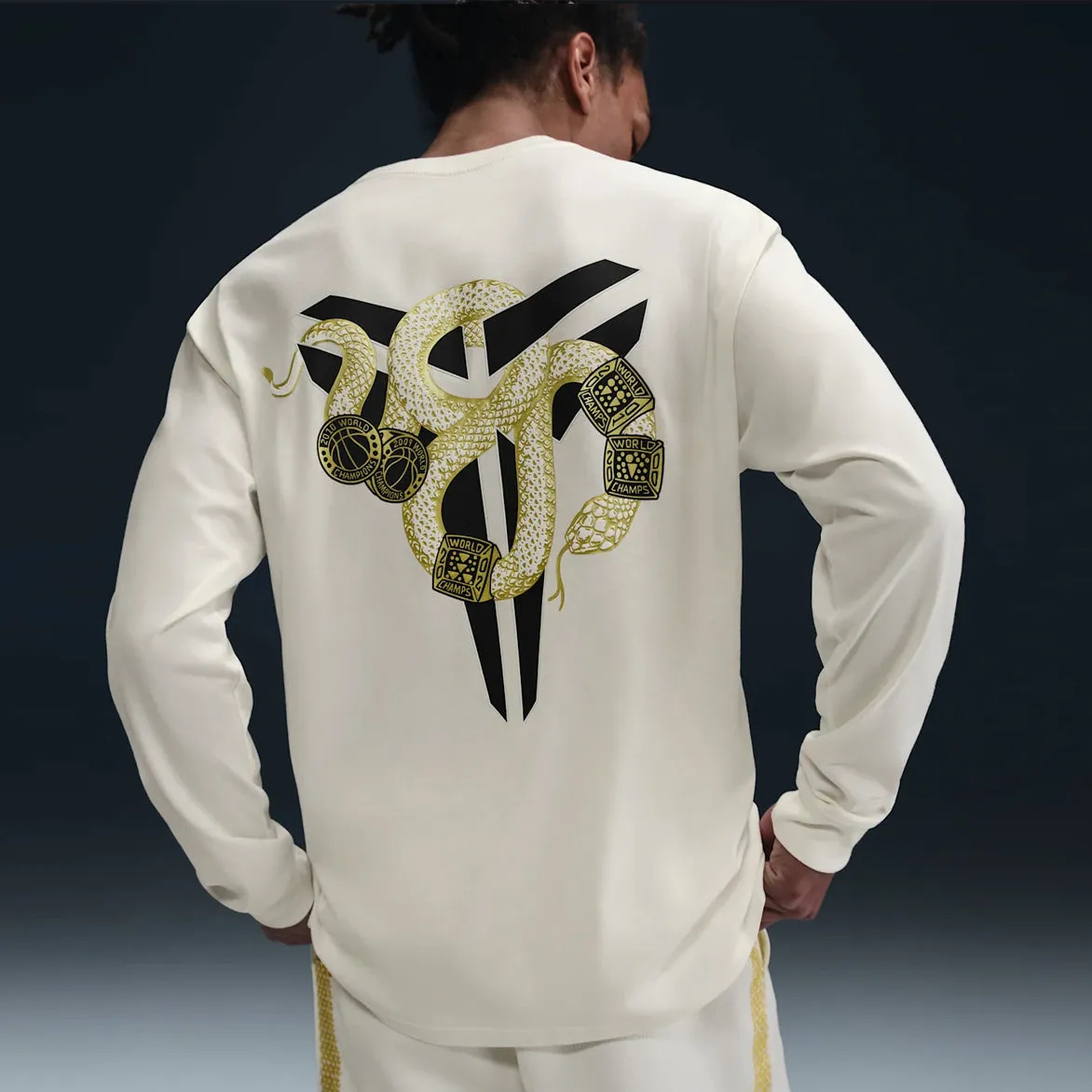 Tagless Design KOBE "YEAR OF THE MAMBA" MAX90 LS TEE - SAIL