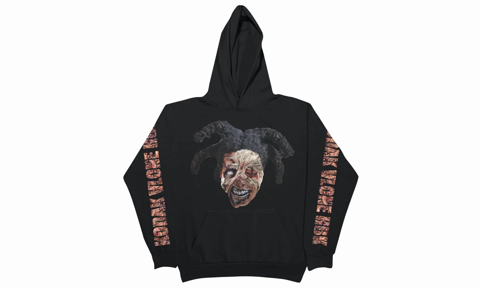 Kodak Black x Zombie Drawstring Hoodie "Black"