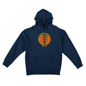 Quokka like Training Wear Krooked - Moonsmile Round Hoodie Navy
