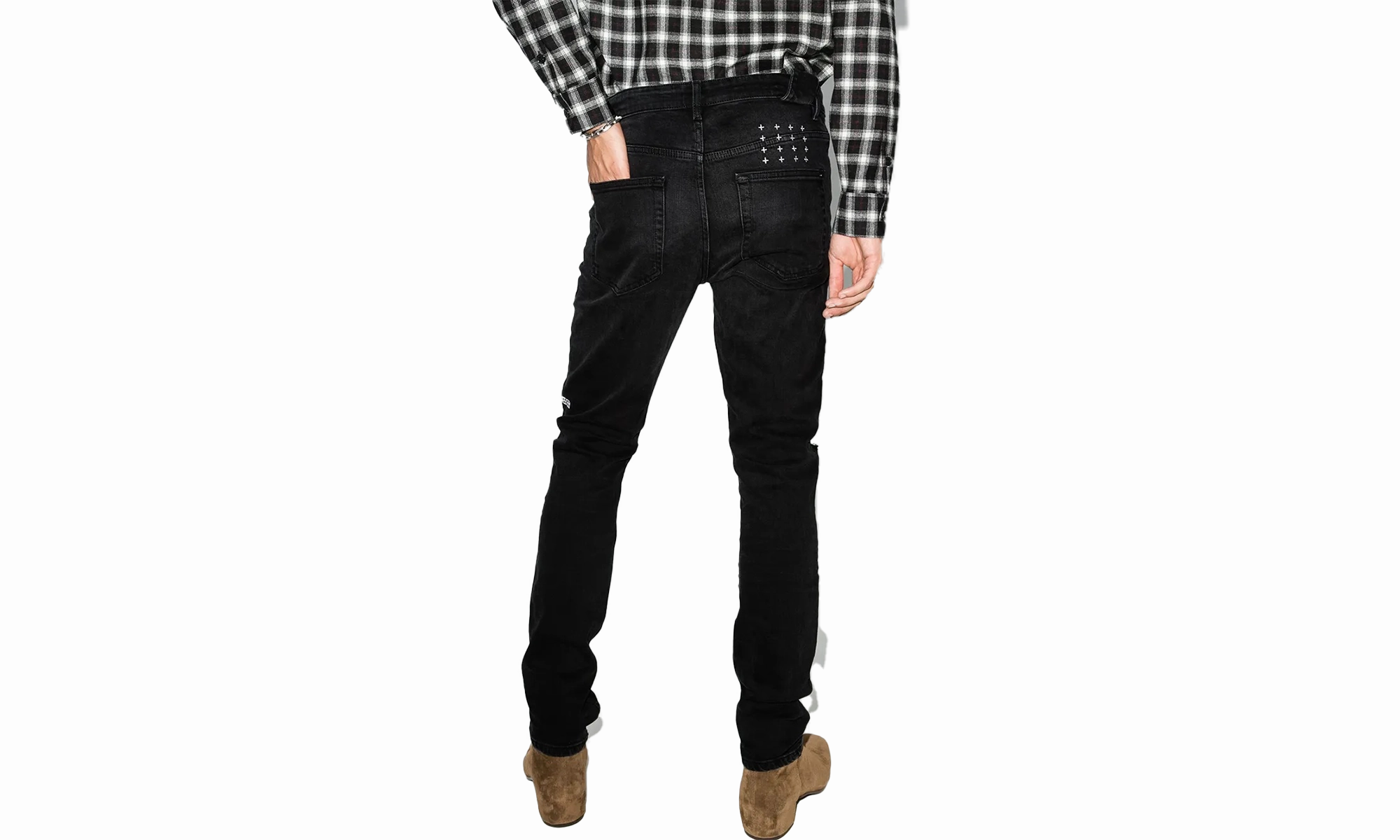 Krow Krushed Jeans "Chitch" Comfortable Style City Walk Bold Look