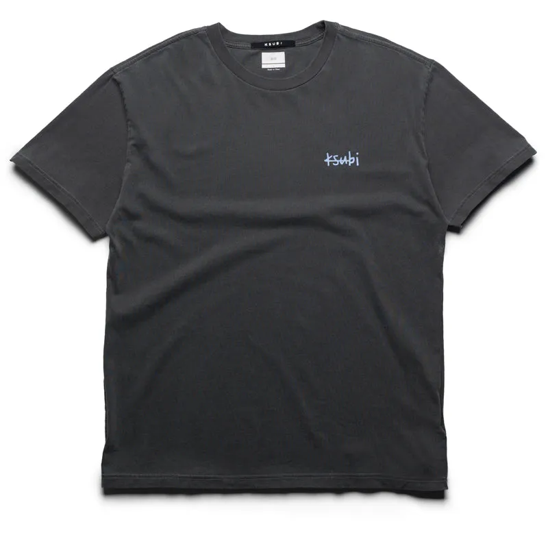 Ksubi All Day Biggie Tee - Charcoal solo travel