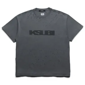 Frayed hem Ksubi Blasted Ekcess Tee - Rhino