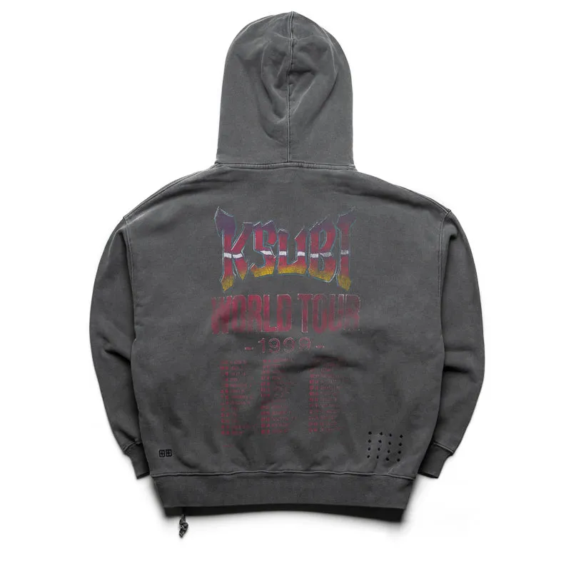 Ksubi Global Ekcess Hoodie - Black Fade Eco Conscious Dyes