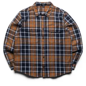 Ksubi Rosebowl 1999 L/S Shirt - Rusted Navy Flexible Mobility