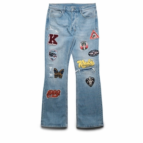 late night Ksubi Bronko True Patched Denim Pant - Indigo