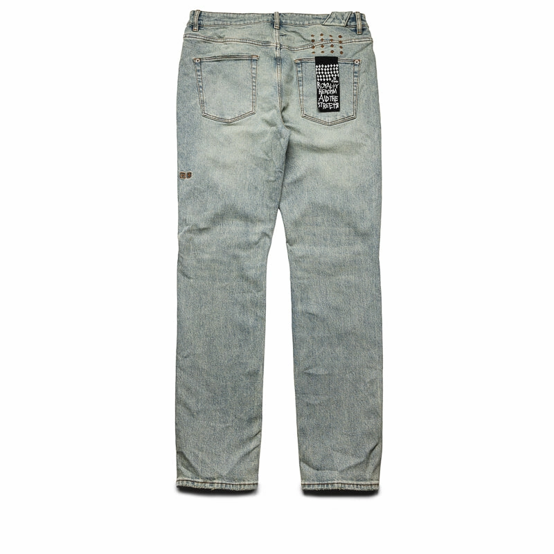 Ksubi Chitch Dune Etch Denim Pant - Indigo Camera Glow SustainableCertified