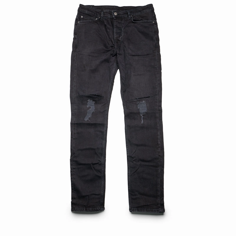 Ksubi Chitch Krow Krushed Denim Pant - Black fresh start Hike Fit