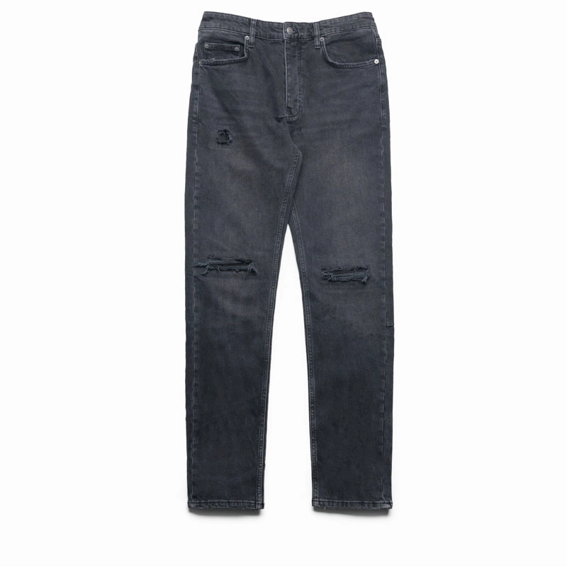 Ksubi Chitch Roadhouse Repair Denim Pant - Black Focus Mood