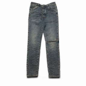 Clear Glow Myth Glow Ksubi Chitch Stage Dive Caged Denim Pant - Indigo