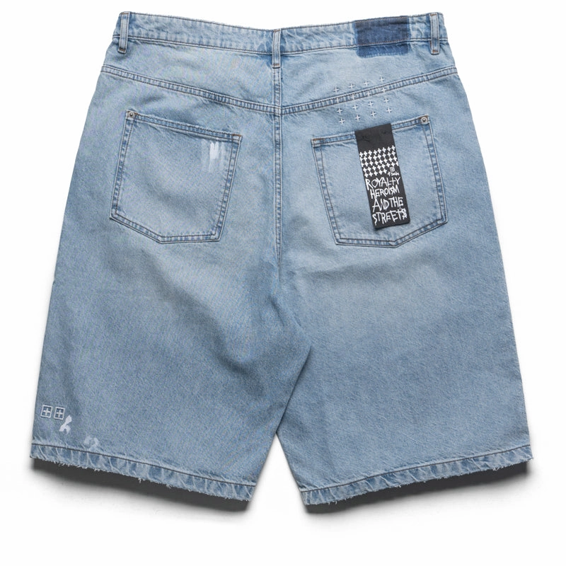 Ksubi Maxx Painter Denim Short - Indigo Sporty Edge