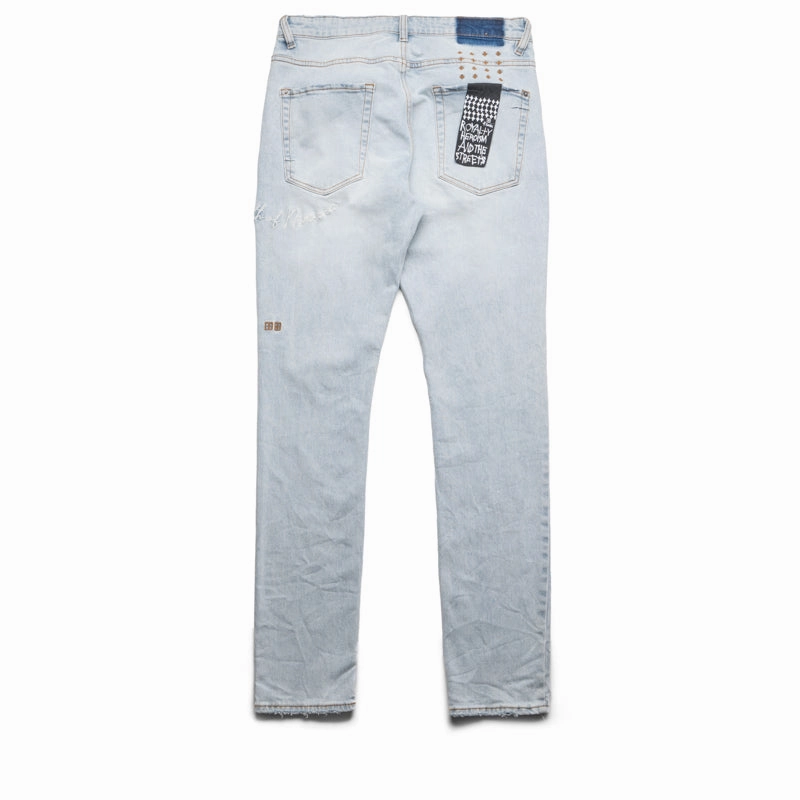 Joy Ease Ksubi Van Winkle Arch Denim Pant - Frost Blue