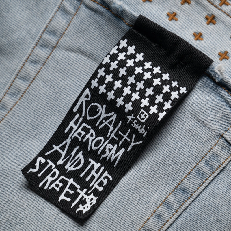 Ksubi Van Winkle Arch Denim Pant - Frost Blue Prince Core