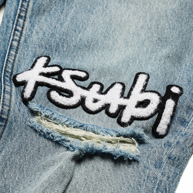 Ksubi Van Winkle Painter 1999 Denim Pant - Indigo french chic