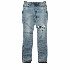 Ksubi Van Winkle Painter 1999 Denim Pant - Indigo AntiSnag Threading WrinkleFree Material