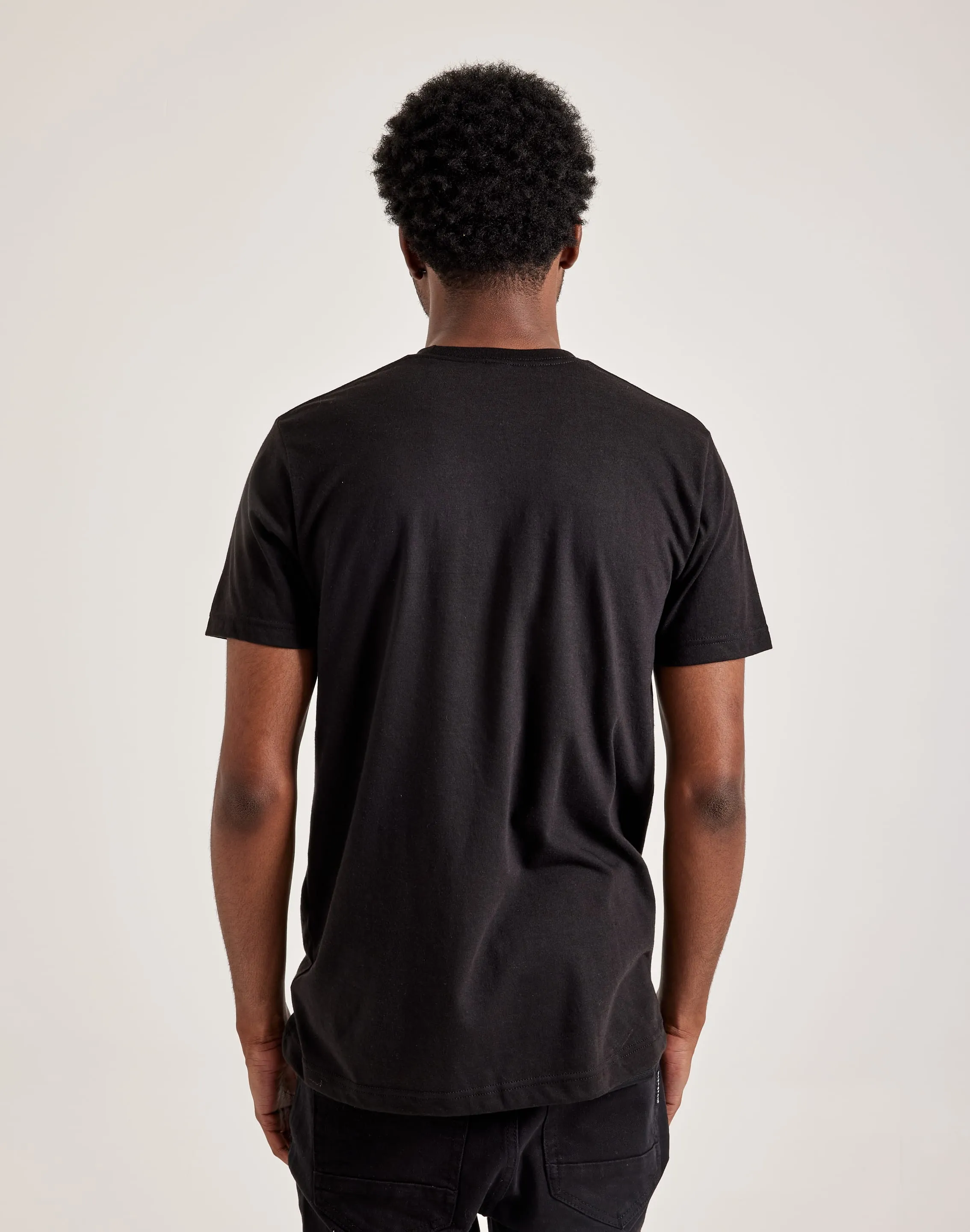 Loose Fit LA Pop Art Music Notes Skull Tee