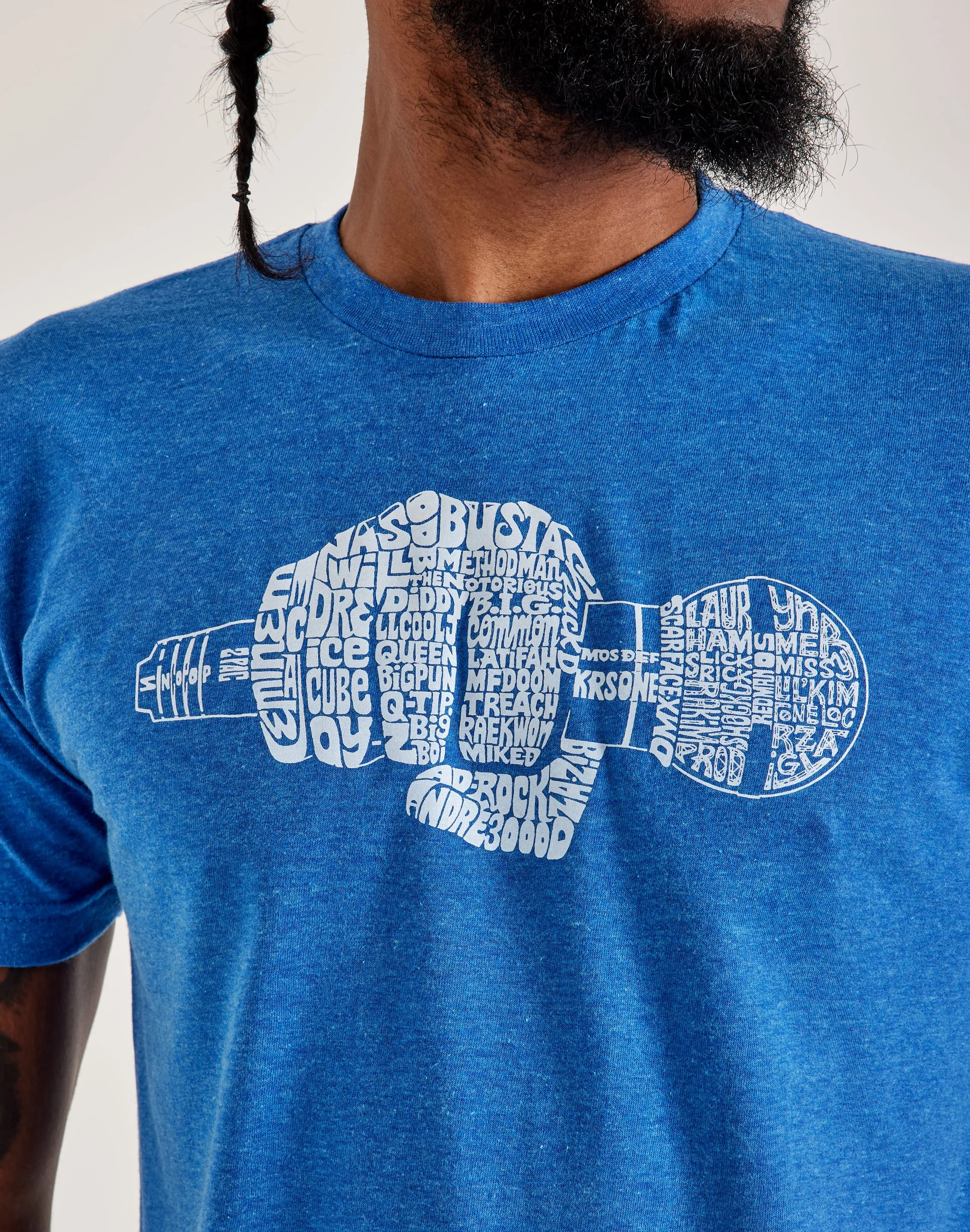 LA Pop Art Word Art '90s Rappers Tee Hike Fit