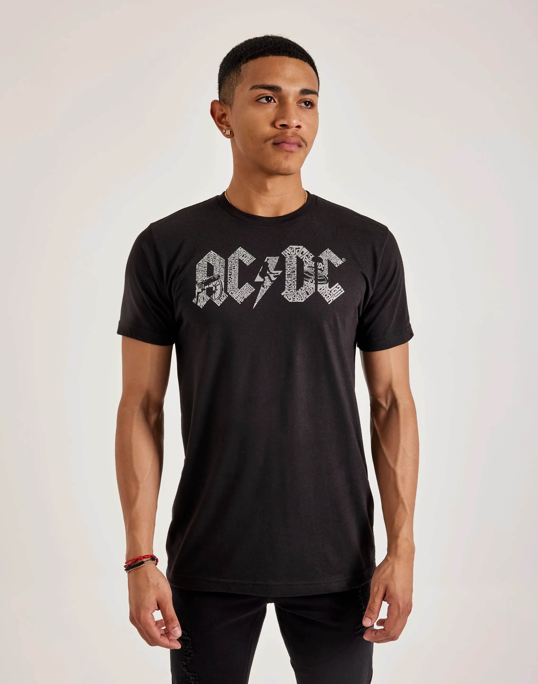 Spirit Core LA Pop Art Word Art ACDC Tee