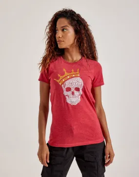 Ocean Glow LA Pop Art Word Art Brooklyn Crown Tee