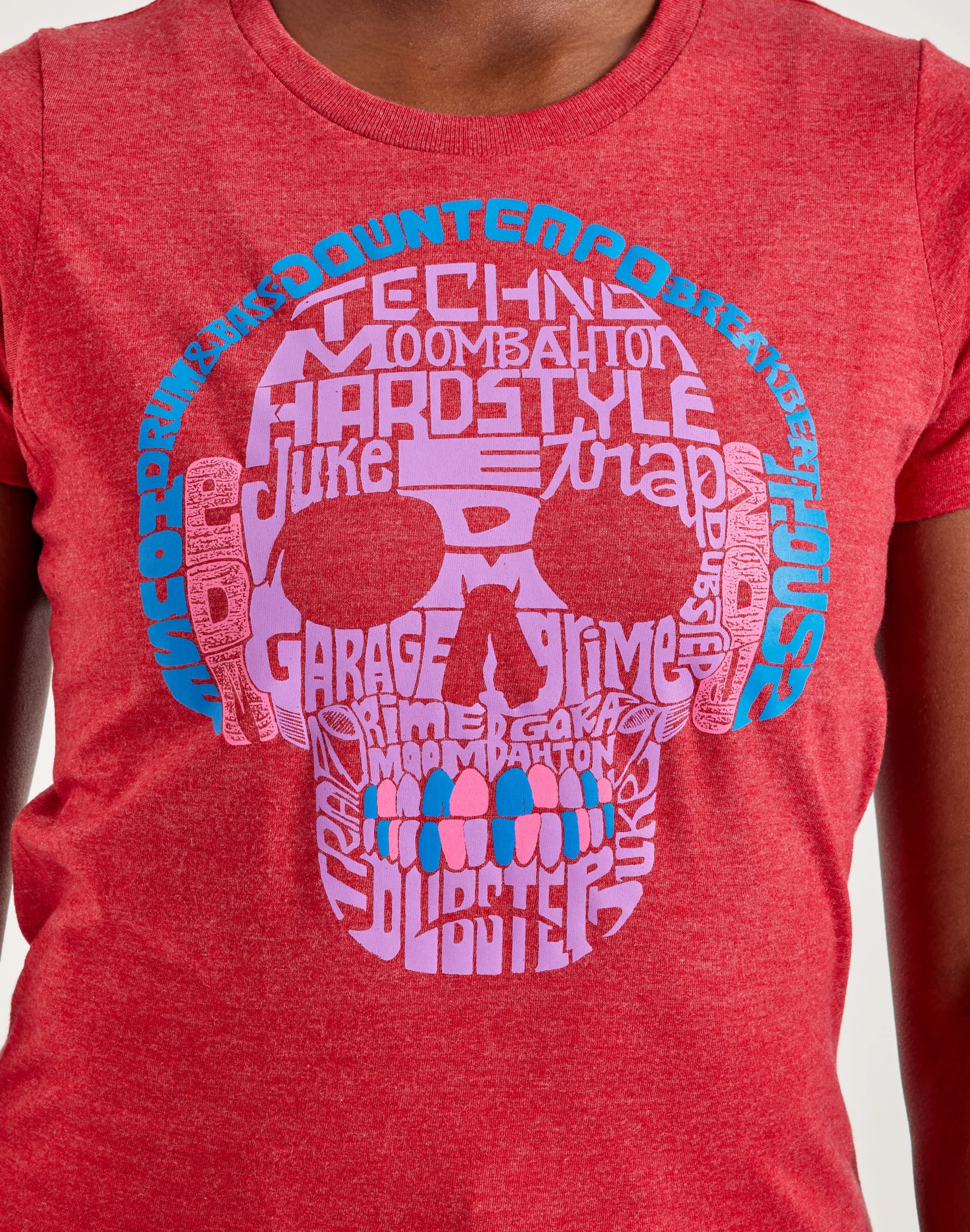 LA Pop Art Word Art EDM Tee QuickPackable Design DoubleLayered