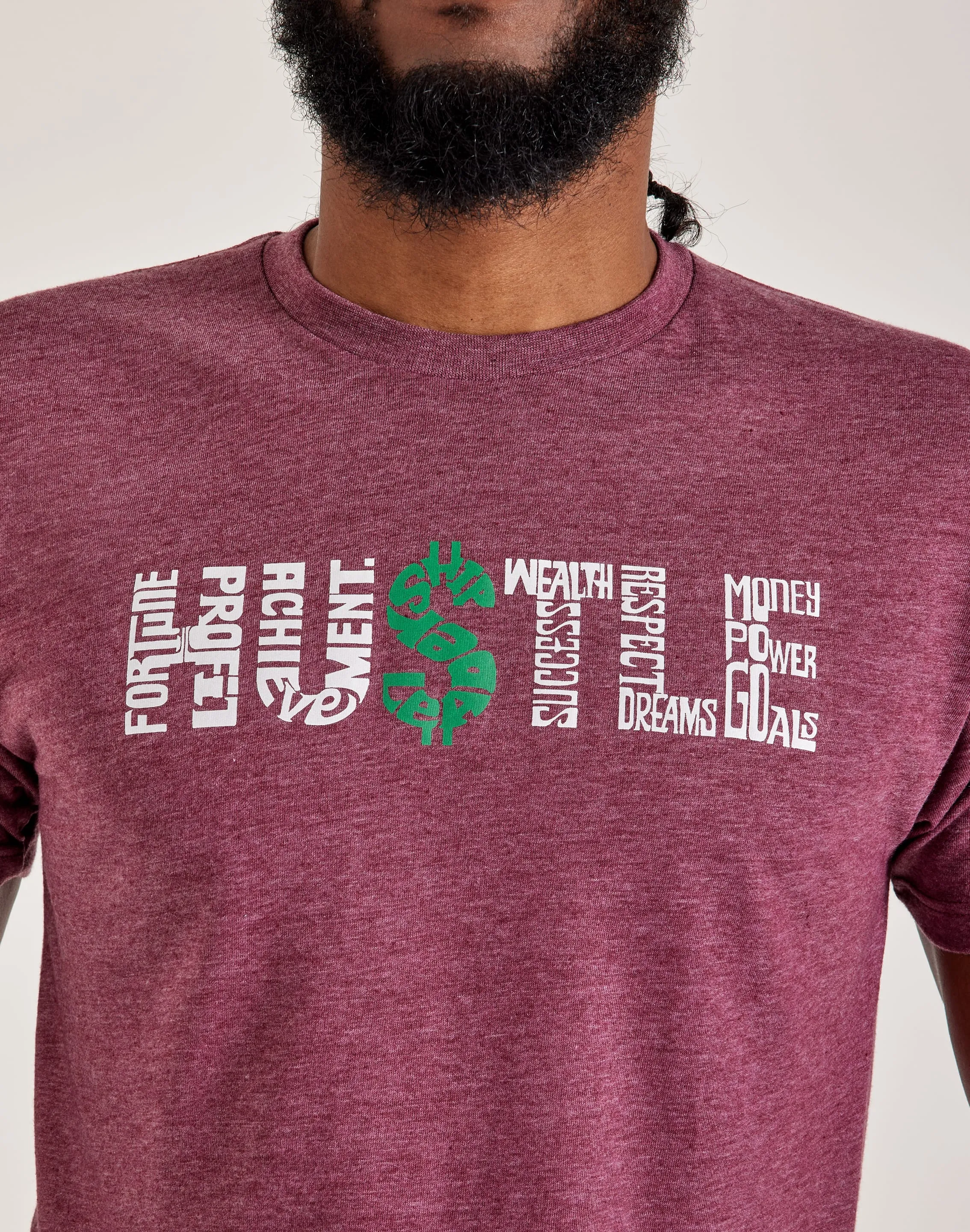 LA Pop Art Word Art Hustle Tee Serene Ease