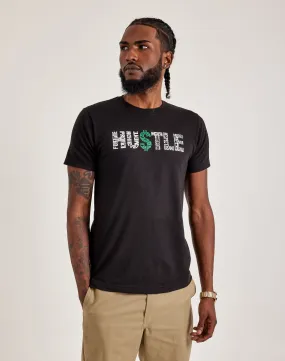 HighDurabilityClothing AntiBacterialTextile LA Pop Art Word Art Hustle Tee