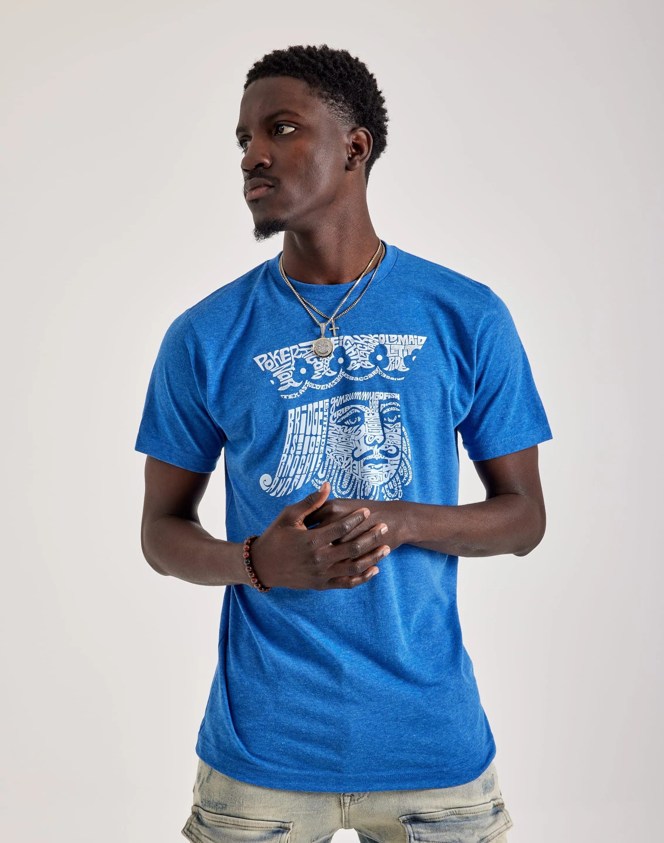 Moon Cool StaticFreeLining LA Pop Art Word Art King Of Spades Tee