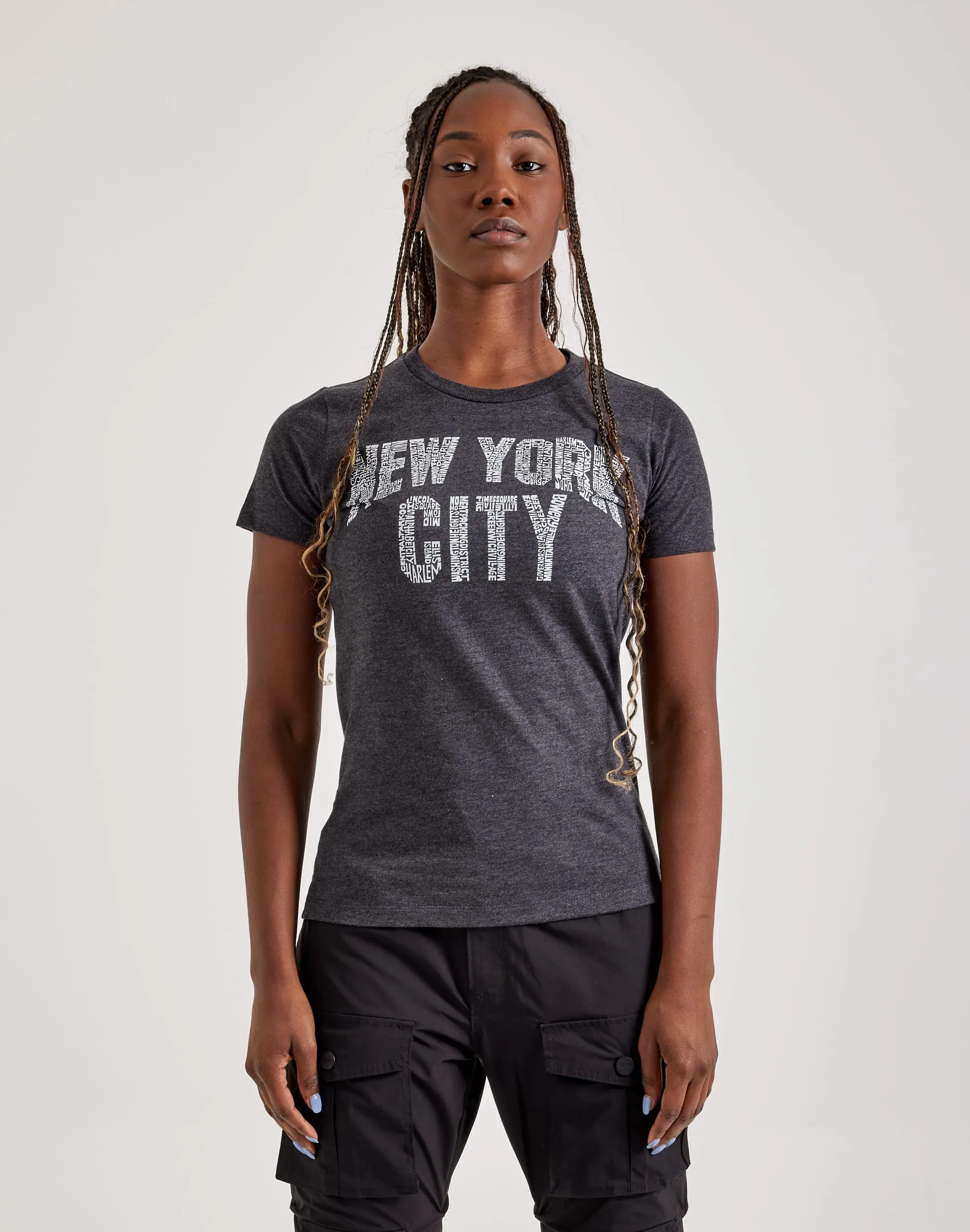 LA Pop Art Word Art New York City Tee StretchFit