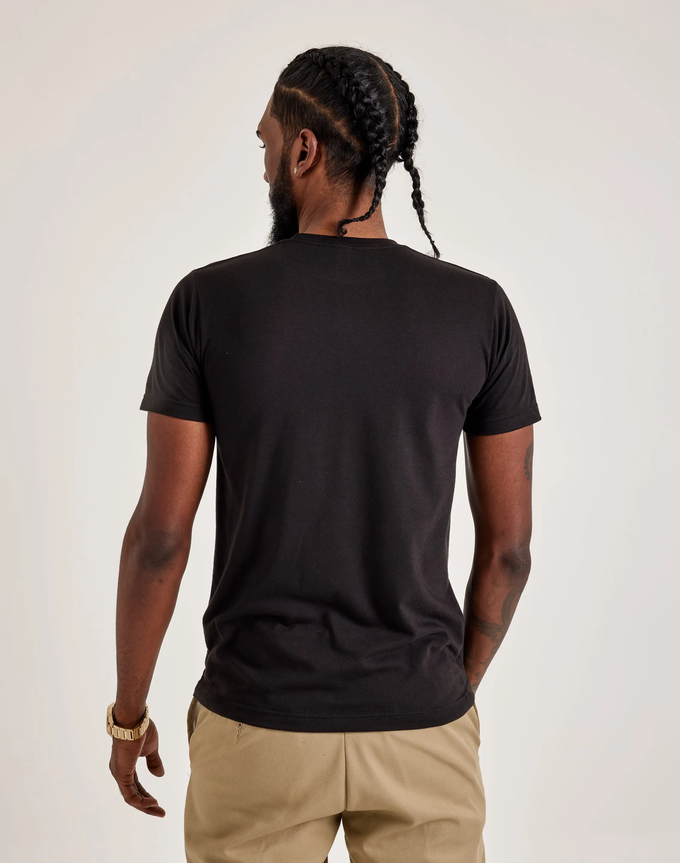 LA Pop Art Word Art One Love Heart Tee FlexSeamTechnology