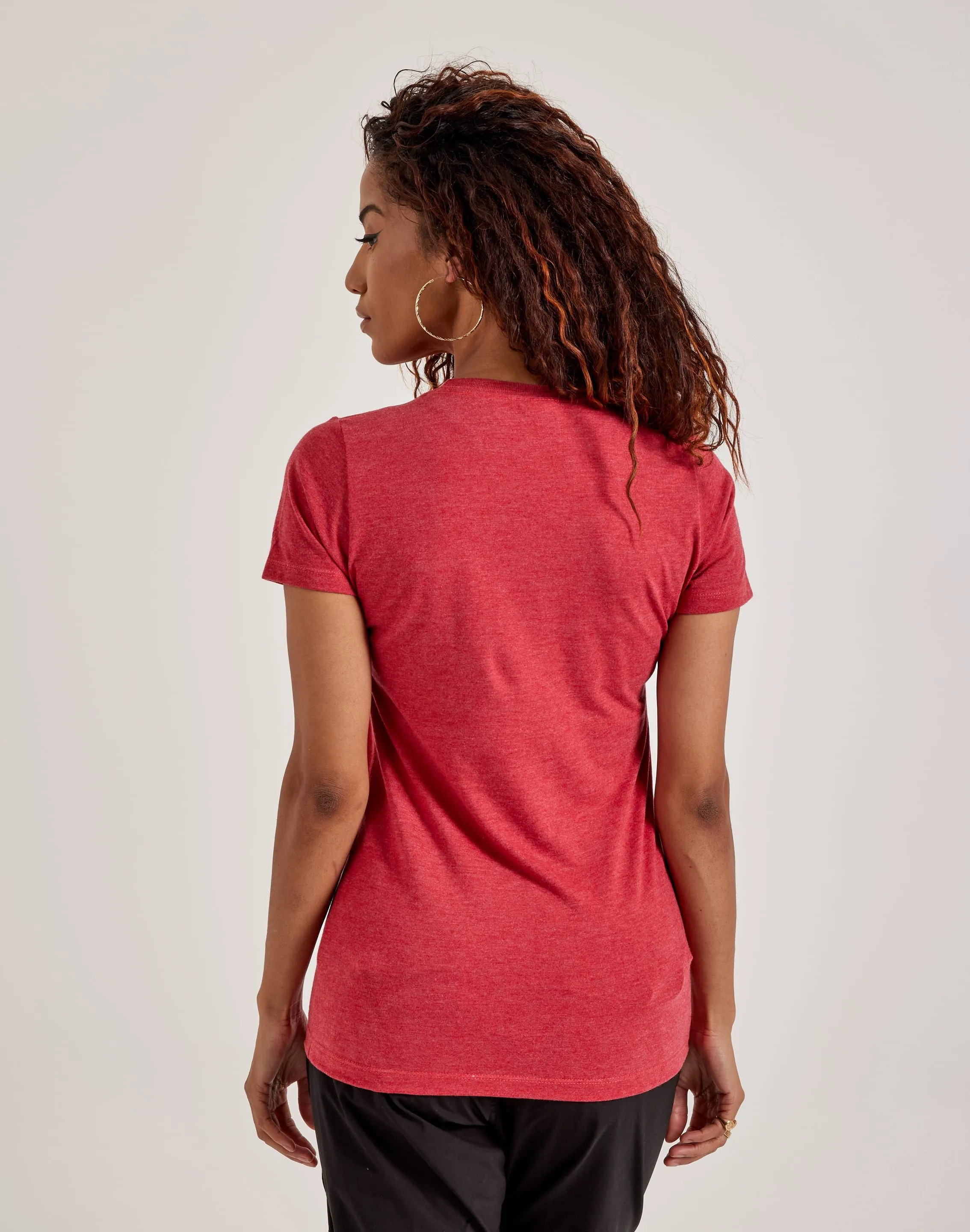 LA Pop Art Word Art Savage Lips Tee Silk Glow