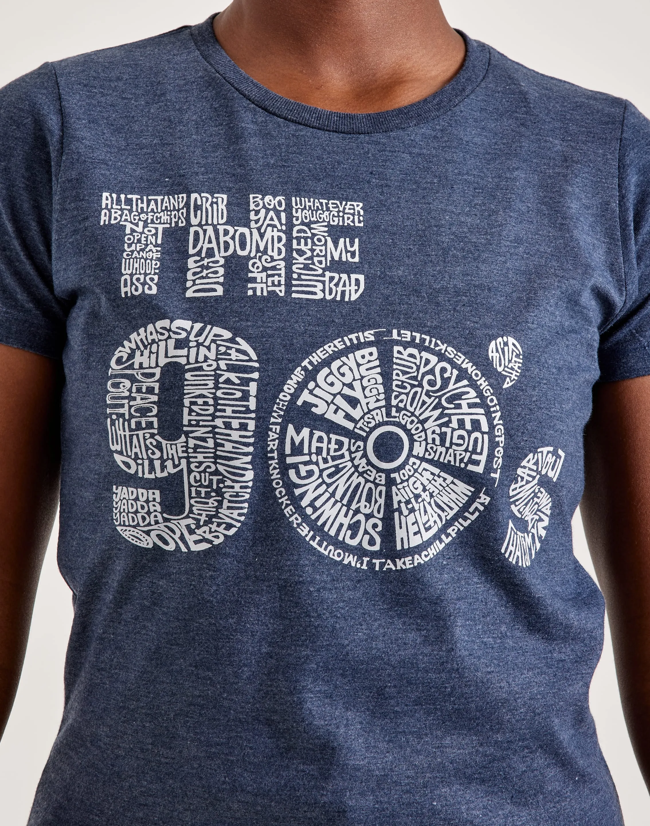 Comfort Fit HighDensityWeave LA Pop Art Word Art The '90s Tee