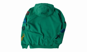 La Chambre Nuit Pullover Hoodie "Washed Green"