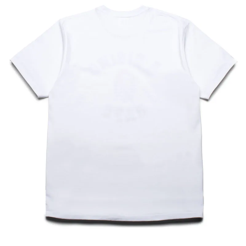 A Bathing Ape A Rising Bape Tee - White Checked sports event