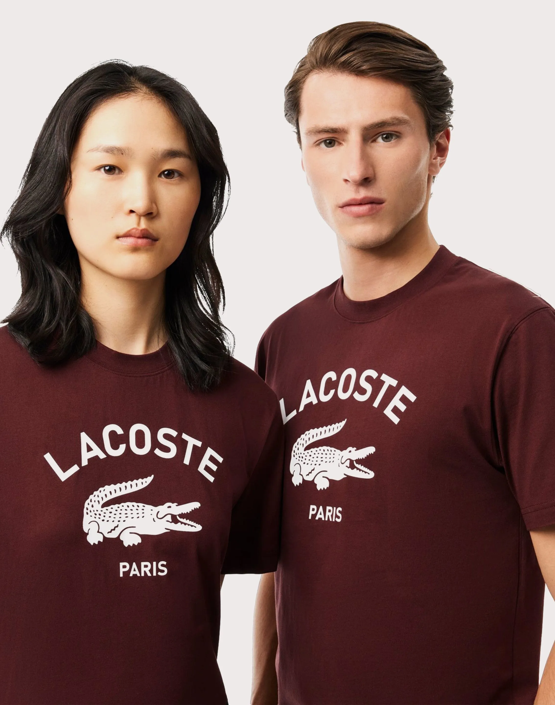 Opaque Tone HighElasticity Fiber Lacoste Classic Fit Large Croc Tee