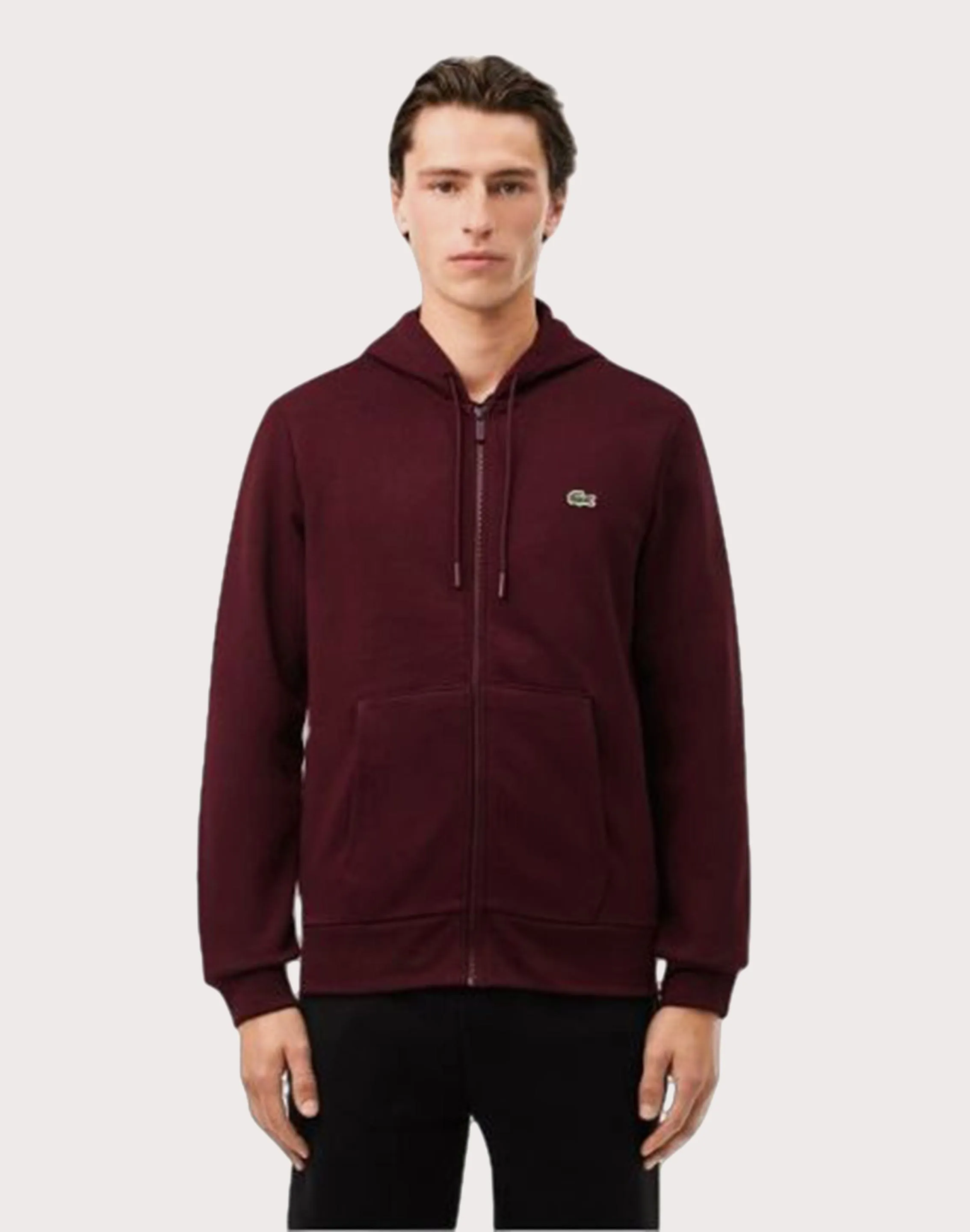 Lacoste Solid Fleece Hoodie Balance Core
