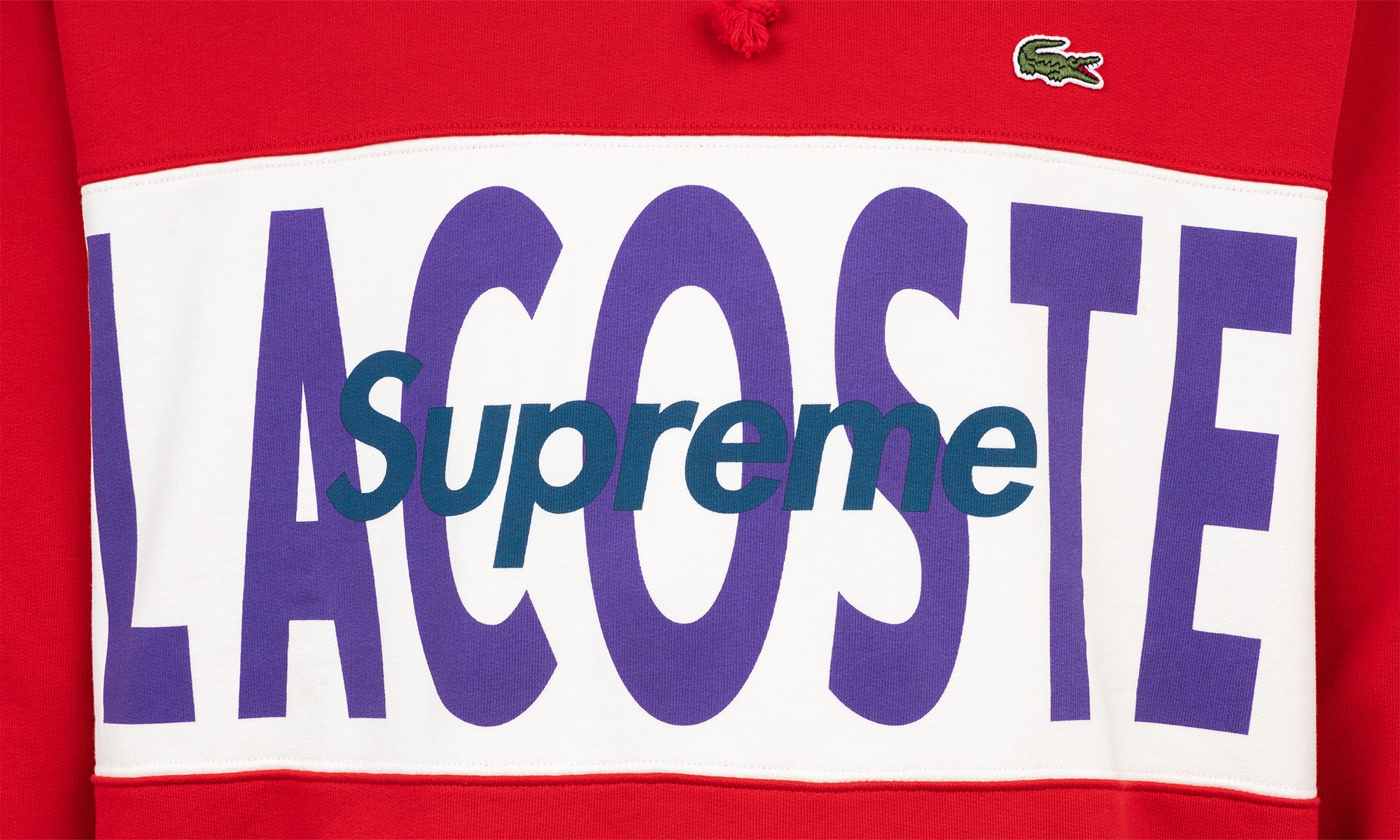 Lacoste Logo Panel Hoodie "FW 19"