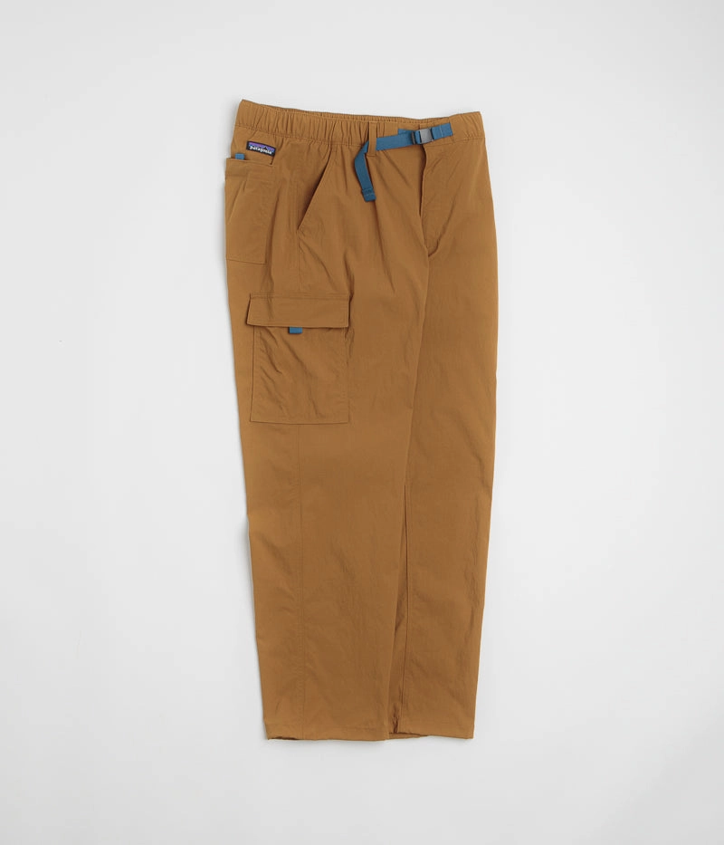 Patagonia Outdoor Everyday Pants - Shelter Brown WindResistantMaterial Wide Leg