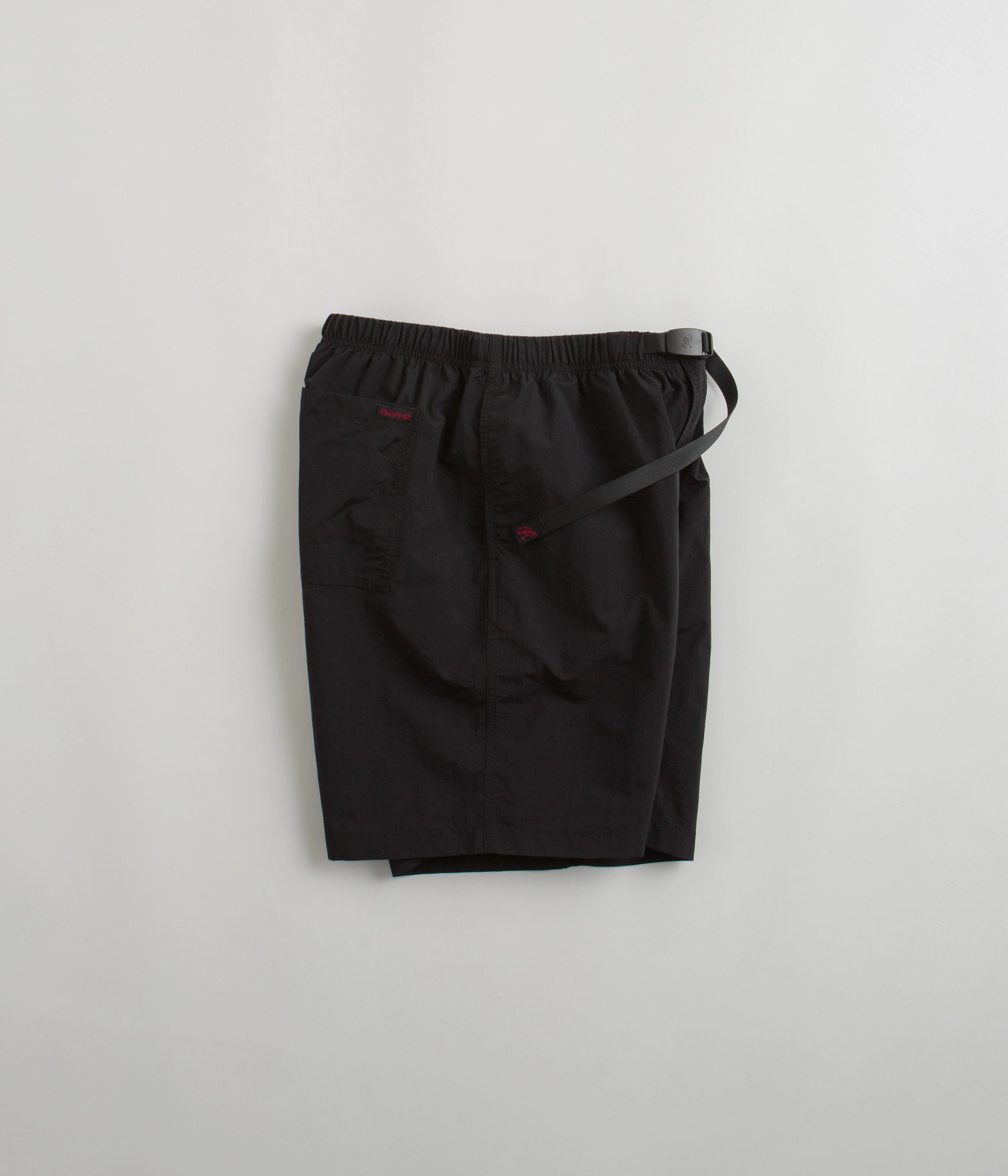 Gramicci Nylon Loose Shorts - Black Slip Resistant Inner Grip